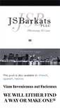 Mobile Screenshot of jsbarkats.com